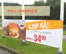 PVC banner leveres i ønsket størrelse og antall.  thumbnail