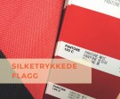 Rene spotfarger i Pantone/ PMS på silketrykkede flagg.   thumbnail